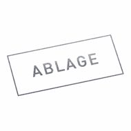 ABLAGE | Stempel, selbstfärbend, Lagerstempel, 38 x 14 mm