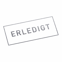 ERLEDIGT | Stempel, selbstfärbend, Lagerstempel, 38 x 14 mm