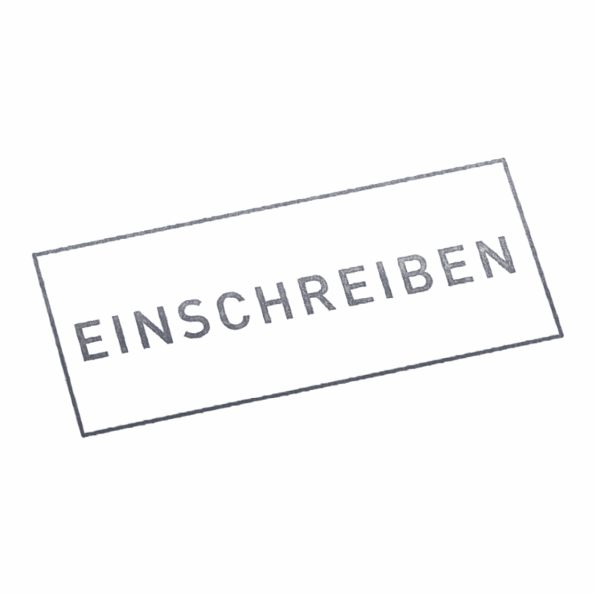 EINSCHREIBEN | Stempel, selbstfärbend, Lagerstempel, 38 x 14 mm