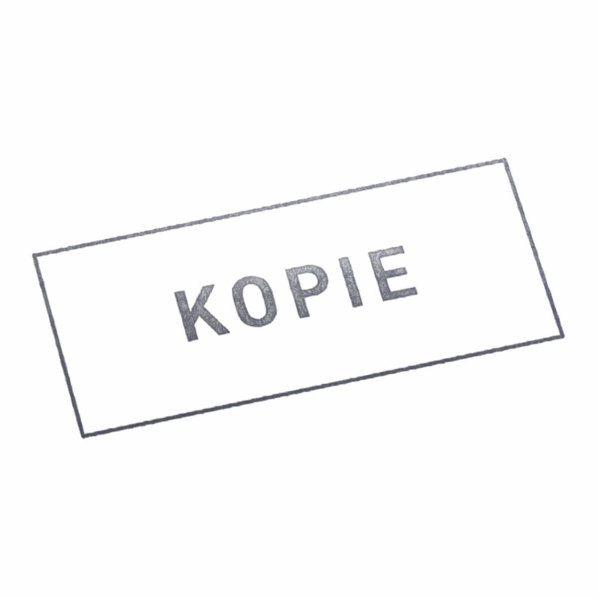 KOPIE | Stempel, selbstfärbend, Lagerstempel, 38 x 14 mm