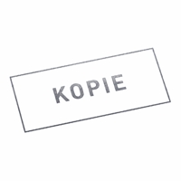 KOPIE | Stempel, selbstfärbend, Lagerstempel, 38 x 14 mm