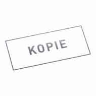 KOPIE | Stempel, selbstfärbend, Lagerstempel, 38 x 14 mm