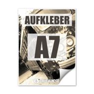 Aufkleber DIN A7