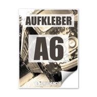 Aufkleber DIN A6