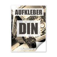 Aufkleber DIN-Formate