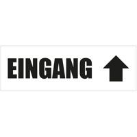 300 x 100 cm | Eingang Werbebanner