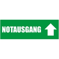 300 x 100 cm | Notausgang Werbebanner, M1 