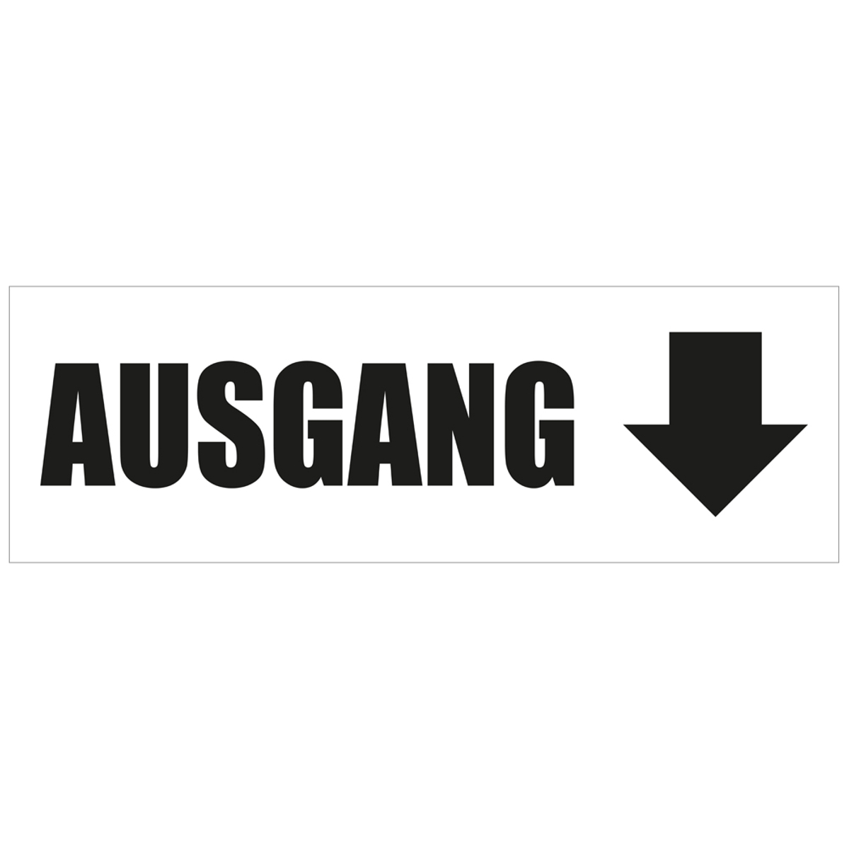 300 x 100 cm | Ausgang Werbebanner