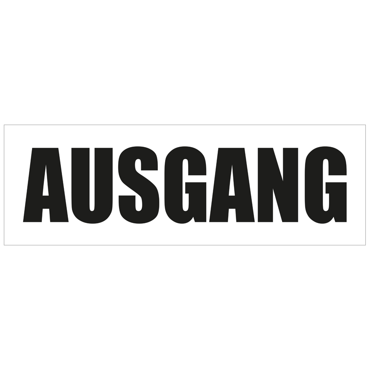 300 x 100 cm | Ausgang Werbebanner