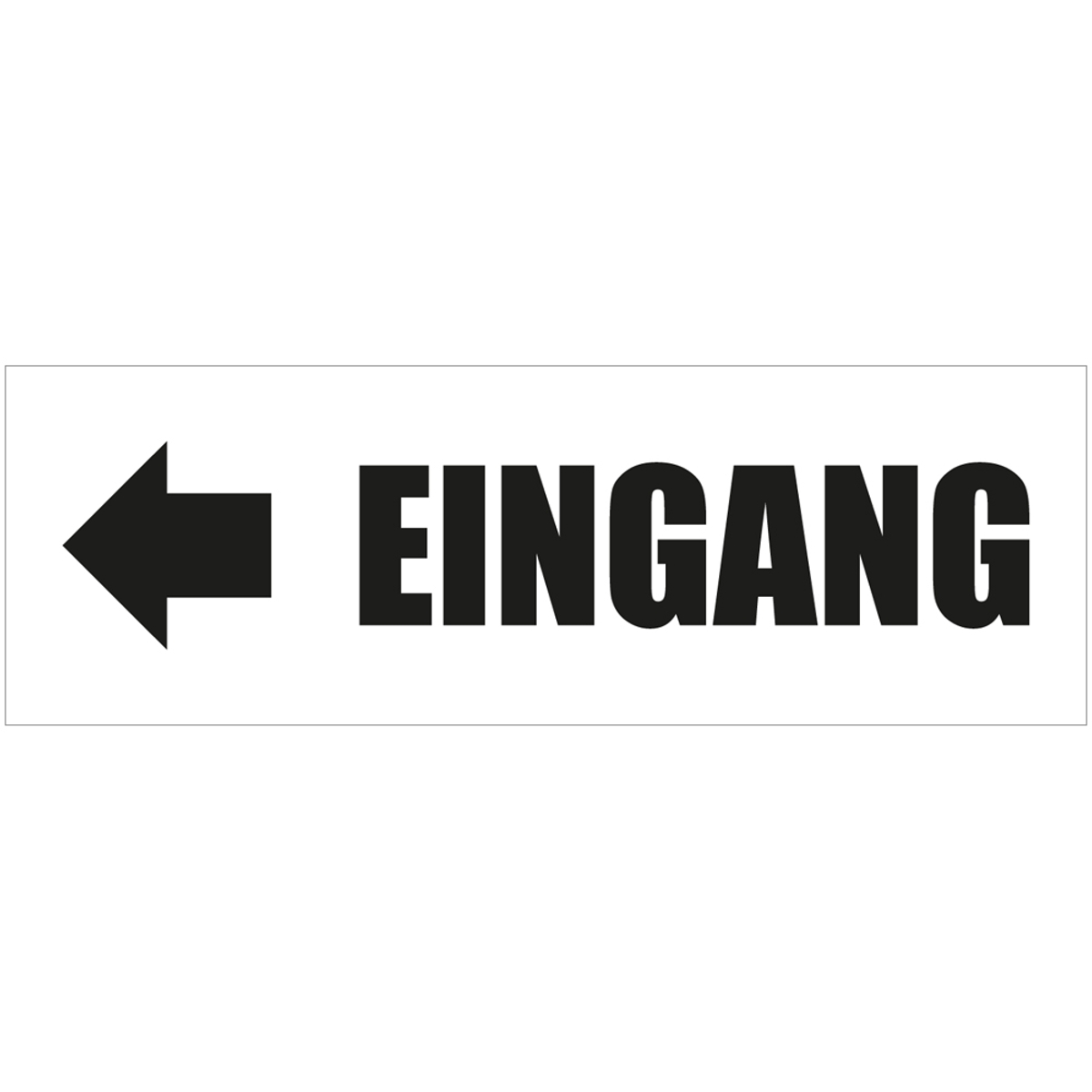 300 x 100 cm | Eingang Werbebanner