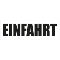 300 x 100 cm | Einfahrt Werbebanner