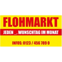 340 x 173 cm | Flohmarkt Bauzaunbanner (1730)