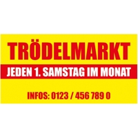 340 x 173 cm | Trödelmarkt Bauzaunbanner (1732)