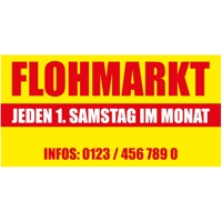 340 x 173 cm | Flohmarkt Bauzaunbanner (1730)