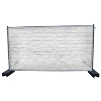 340 x 173 cm | Steinwand Bauzaunbanner (1626)