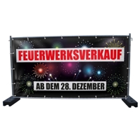 340 x 173 cm | Feuerwerksverkauf Bauzaunbanner (1549)