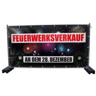 340 x 173 cm | Feuerwerksverkauf Bauzaunbanner (1549)