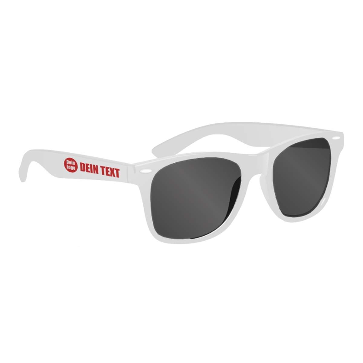 Sonnenbrillen | Farbe: weiß, individuell bedruckt