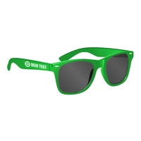 Sonnenbrillen | Farbe: grün, individuell bedruckt