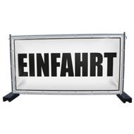 340 x 173 cm | Einfahrt Bauzaunbanner (1436)