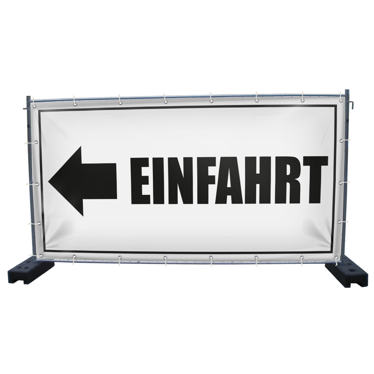 340 x 173 cm | Einfahrt Bauzaunbanner (1436)