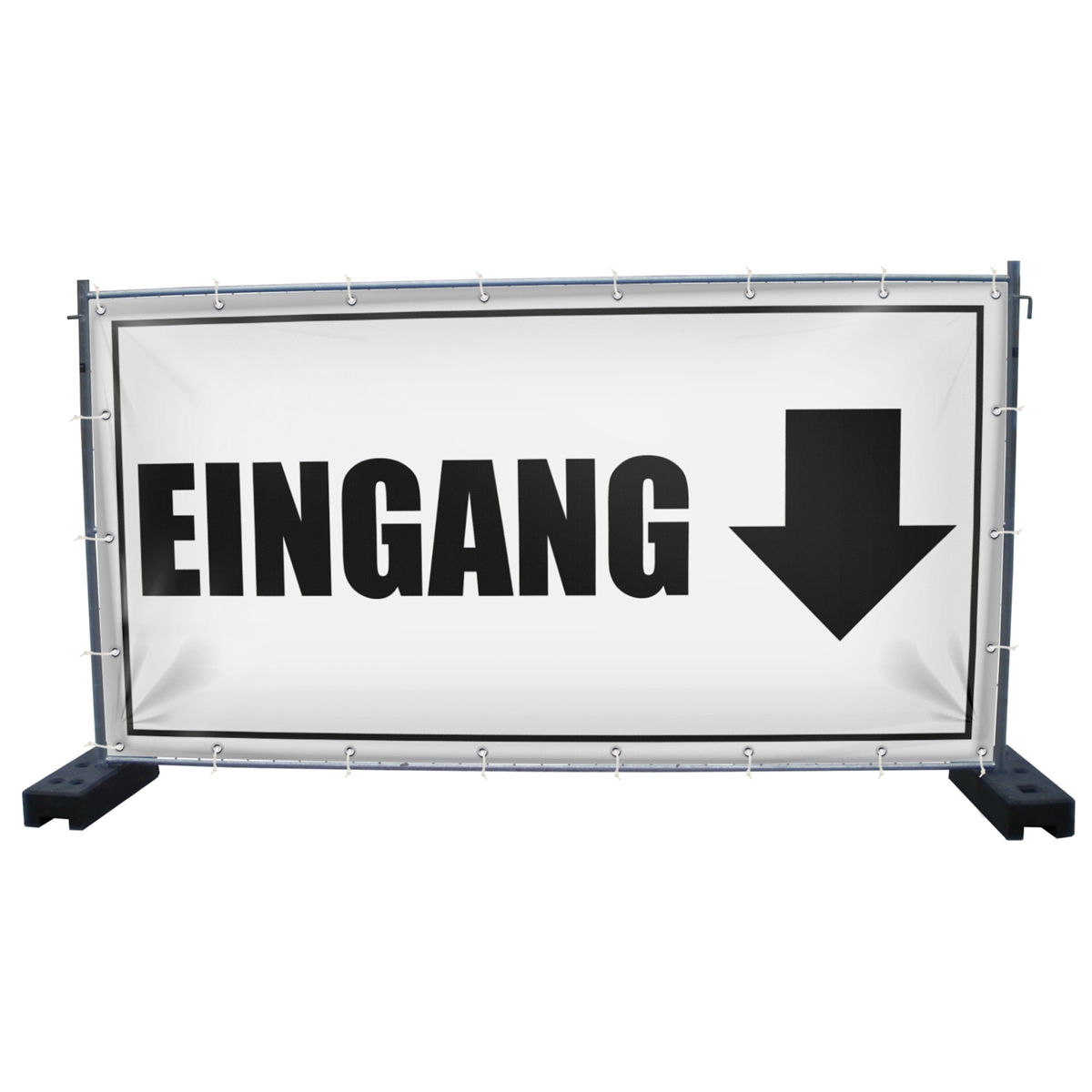 340 x 173 cm | Eingang Bauzaunbanner (1440)