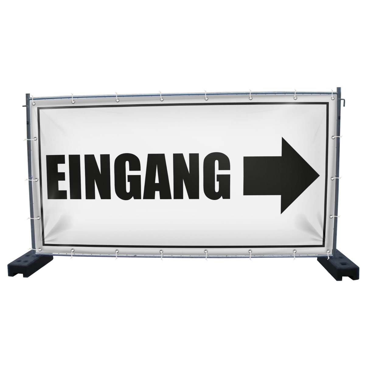 340 x 173 cm | Eingang Bauzaunbanner (1440)