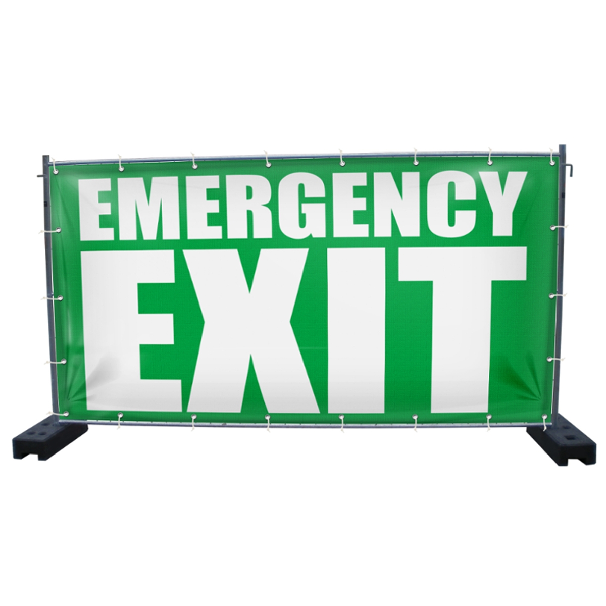 340 x 173 cm | Emergency Exit Bauzaunbanner (1448)