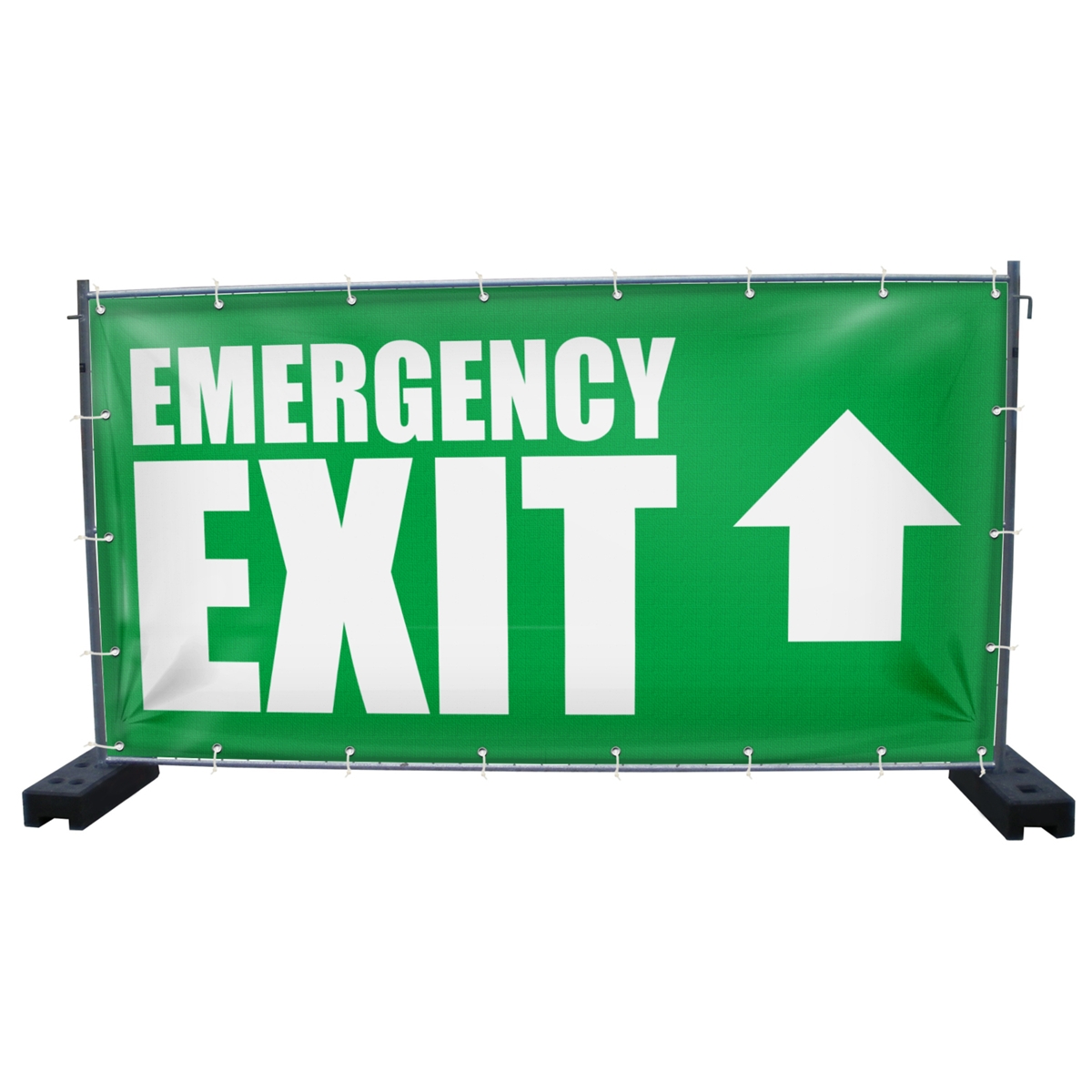 340 x 173 cm | Emergency Exit Bauzaunbanner (1448)