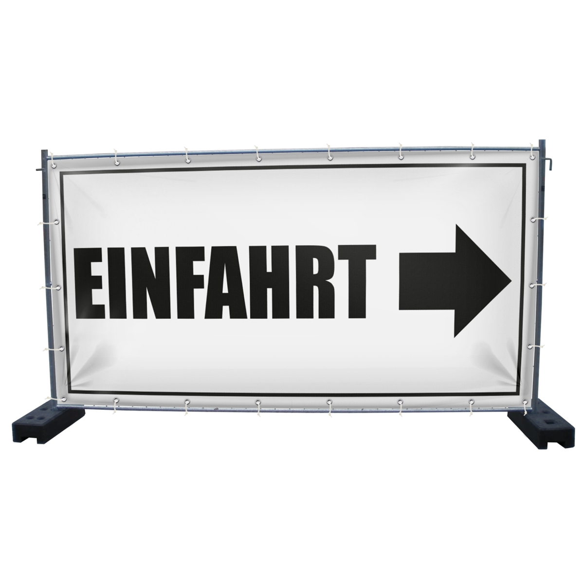 340 x 173 cm | Einfahrt Bauzaunbanner (1436)