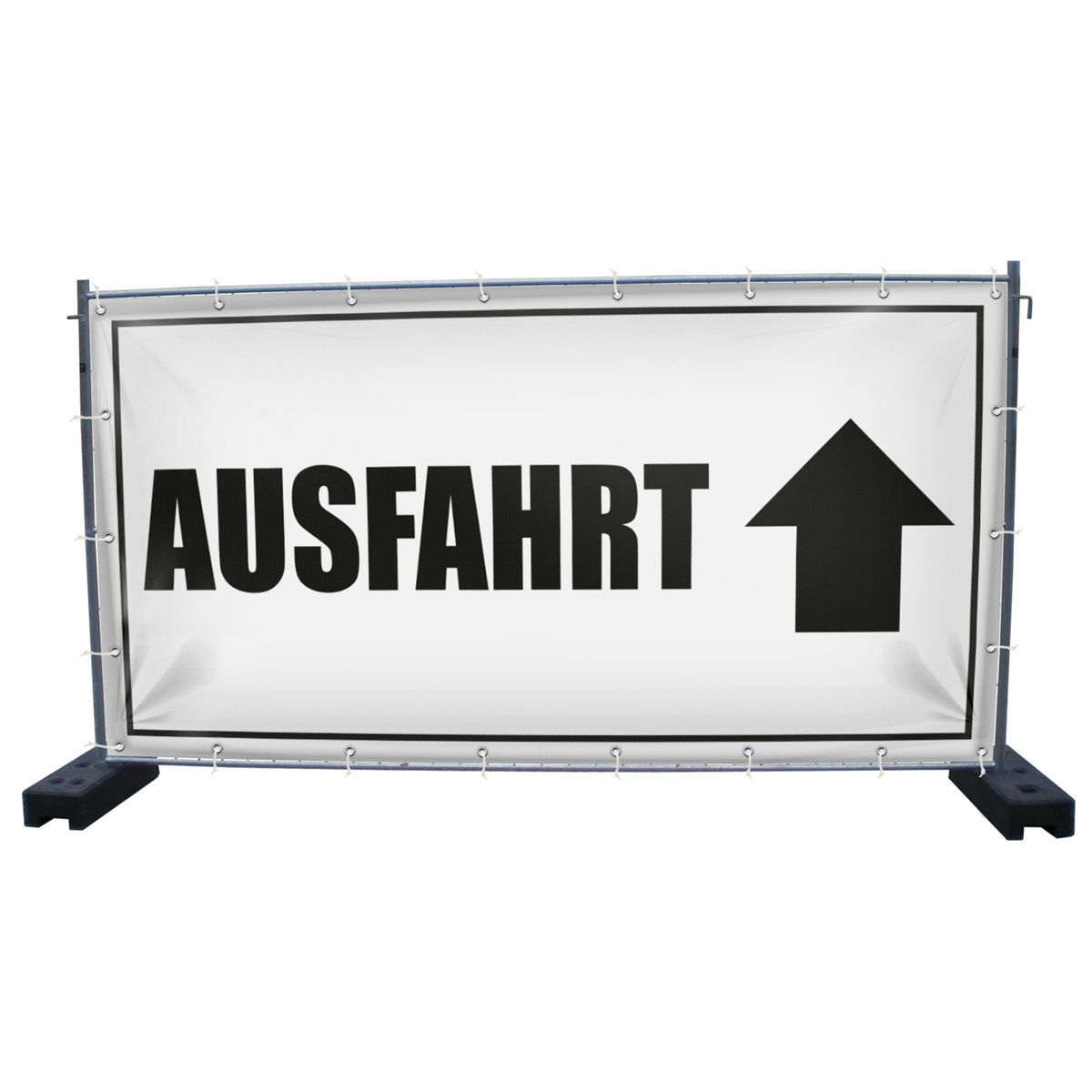 340 x 173 cm | Ausfahrt Bauzaunbanner (1437)