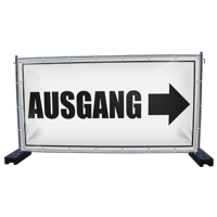 340 x 173 cm | Ausgang Bauzaunbanner (1441)