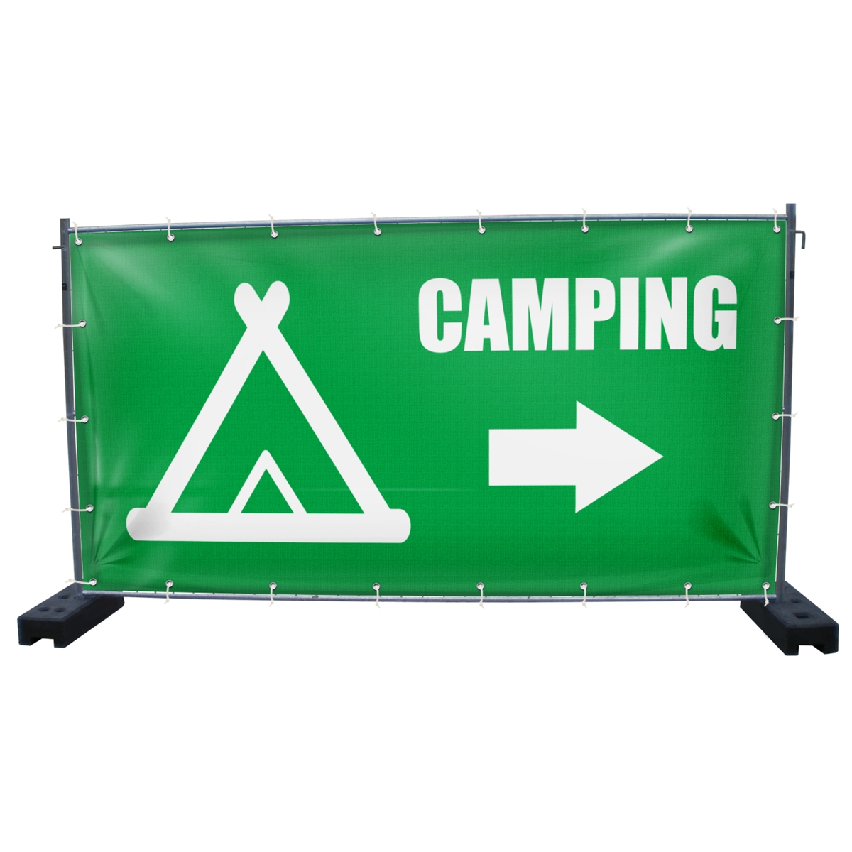 340 x 173 cm | Campingplatz Bauzaunbanner (1447)