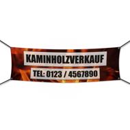Kaminholz Verkauf Werbebanner, Wunschformat (2333)