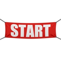 300 x 100 cm | Start Werbebanner, M1 