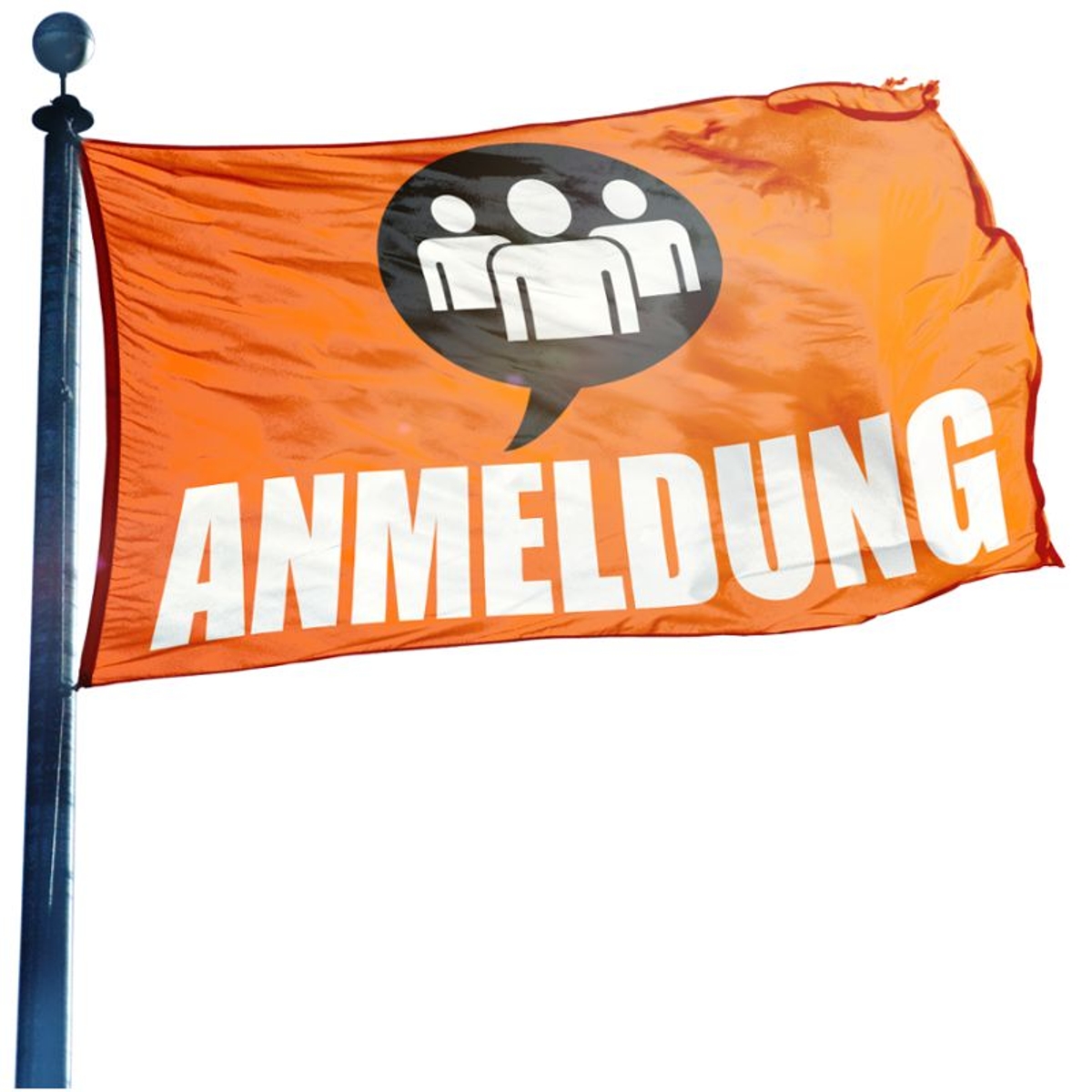 Anmeldung Hissflagge, Fahne im Wunschformat (1812)