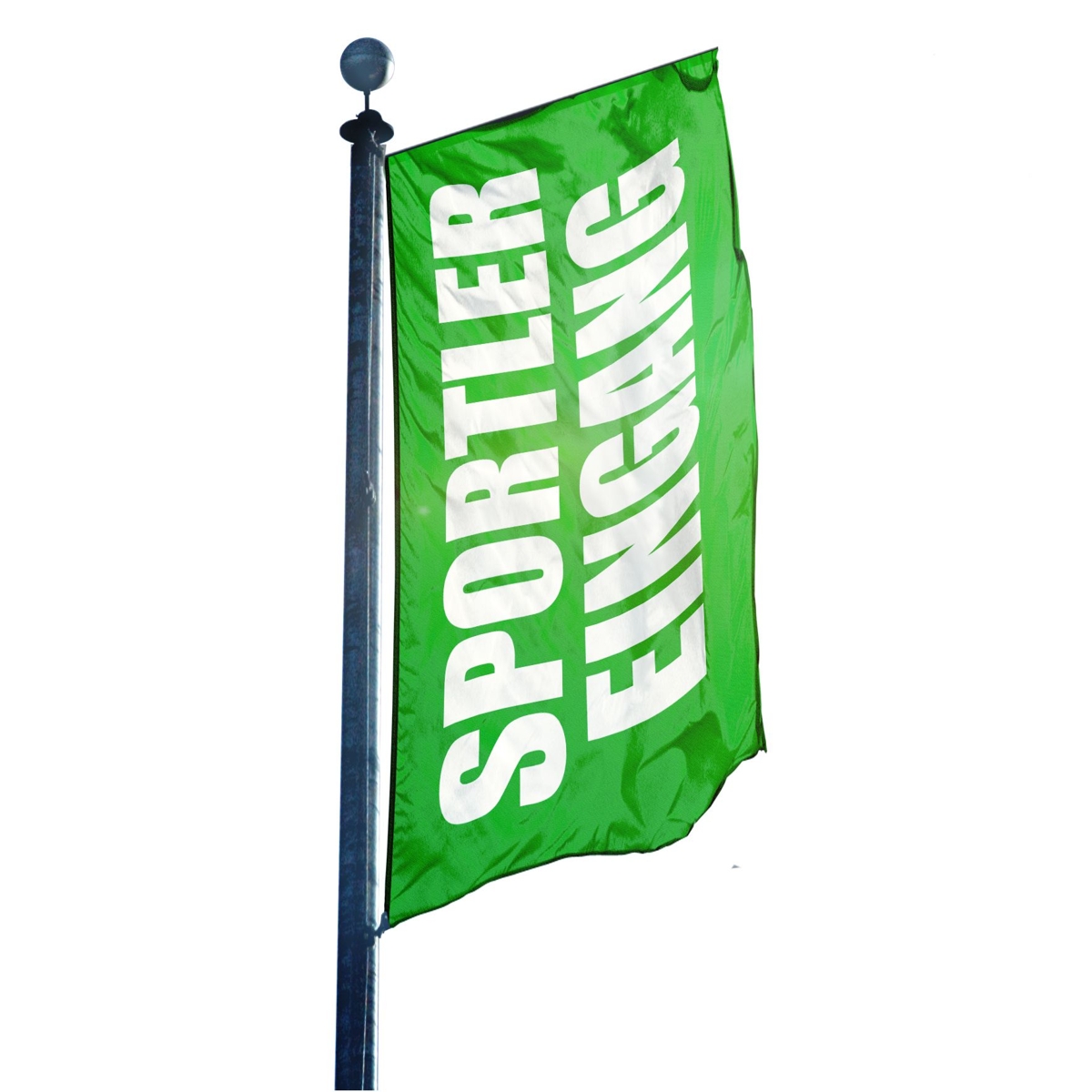 Sportler Eingang Hissflagge, Fahne im Wunschformat (1825)