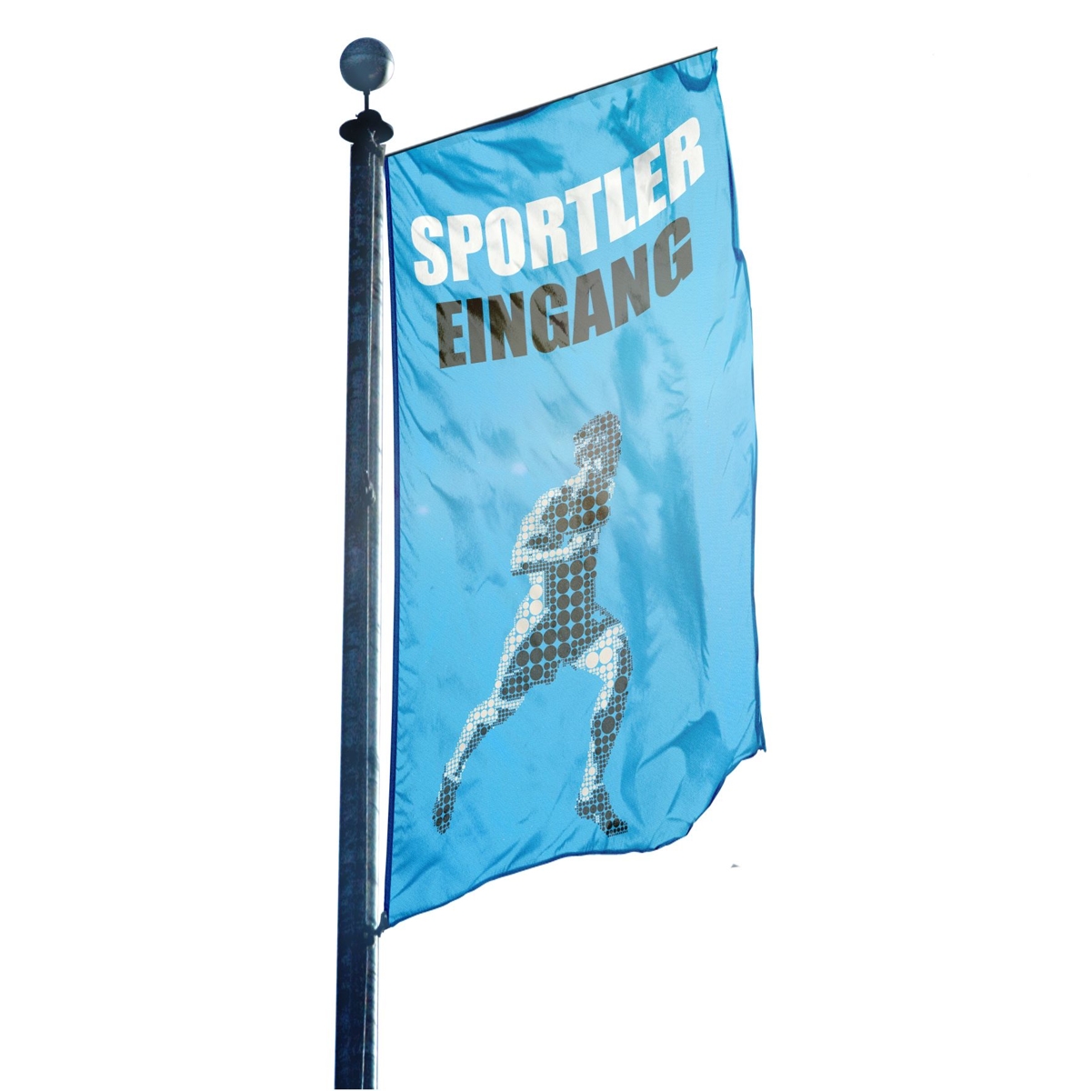 Sportler Eingang Hissflagge, Fahne im Wunschformat (1826)