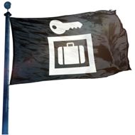 Lockers Hissflagge, Fahne im Wunschformat (1823)