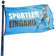 Sportler Eingang Hissflagge, Fahne im Wunschformat (1826)