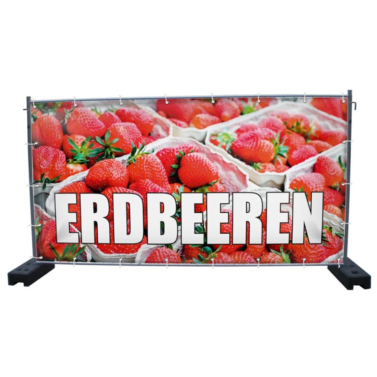 340 x 173 cm | Erdbeeren Bauzaunbanner (1932)