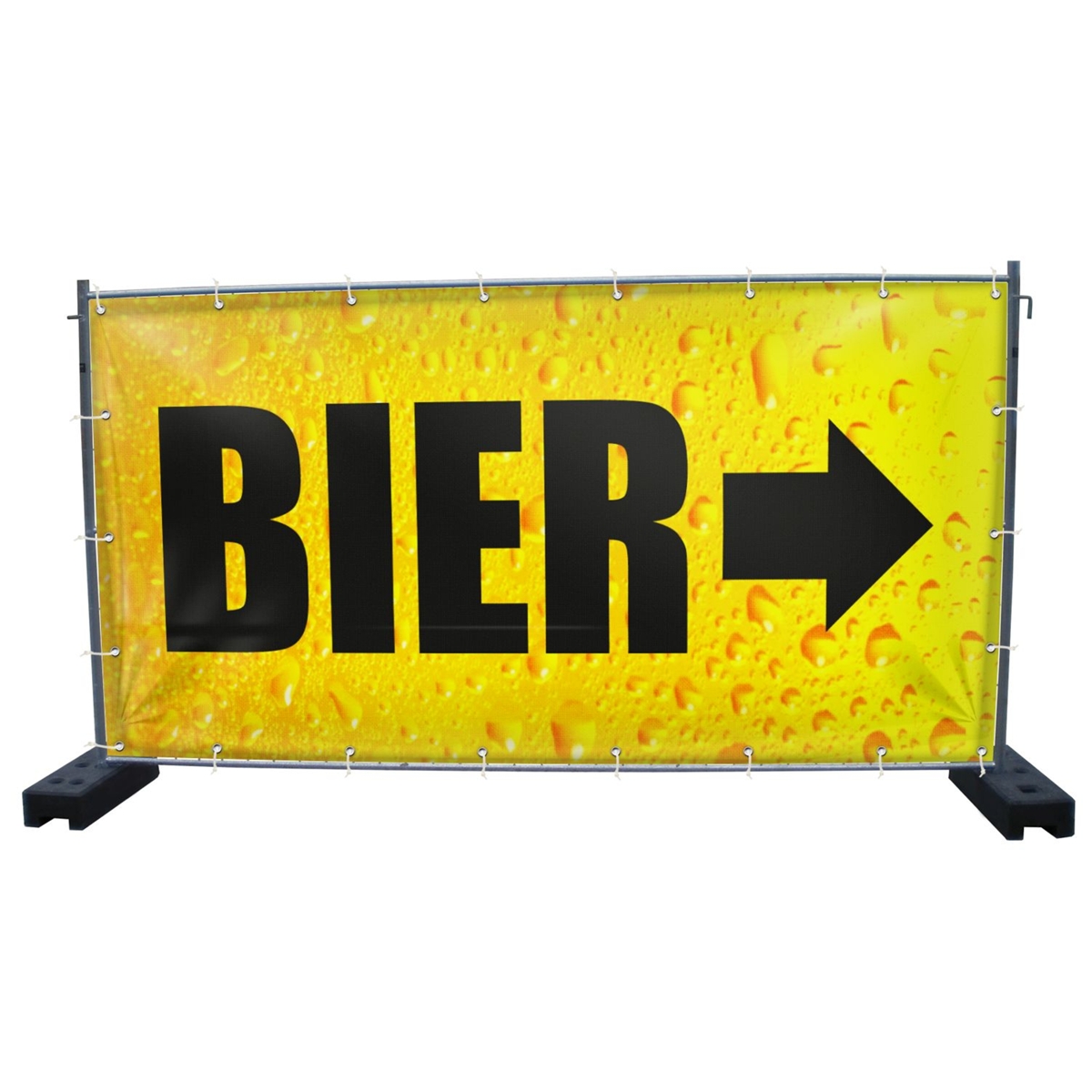 340 x 173 cm | Bier Bauzaunbanner (2065)