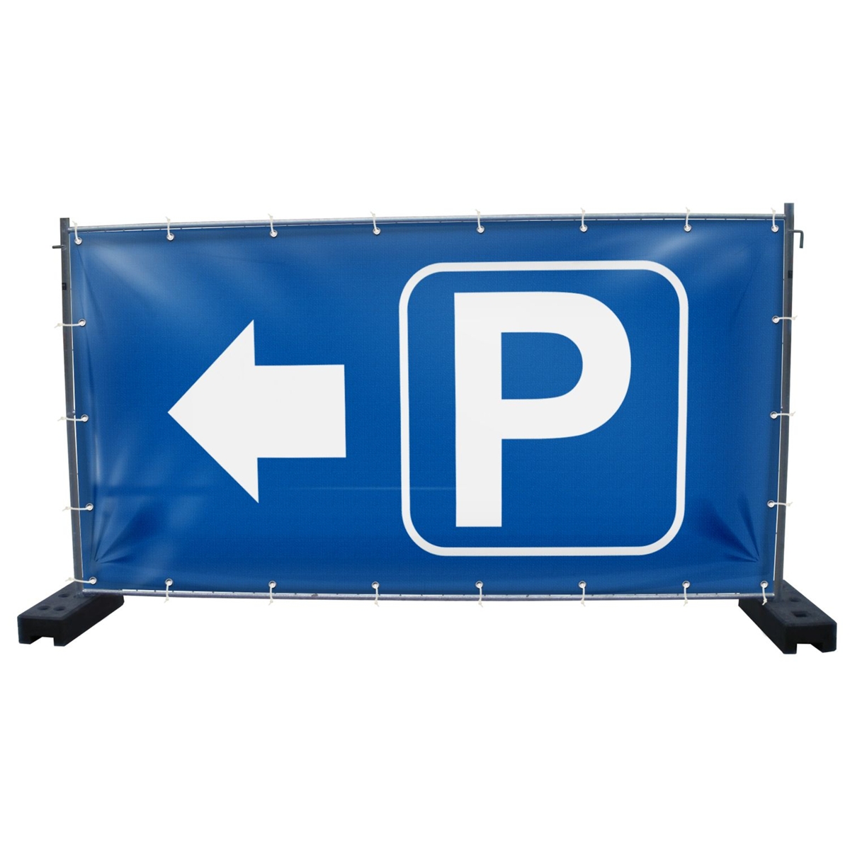 340 x 173 cm | Parkplatz Bauzaunbanner (1499)