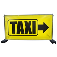 340 x 173 cm | Taxi Bauzaunbanner (1873)