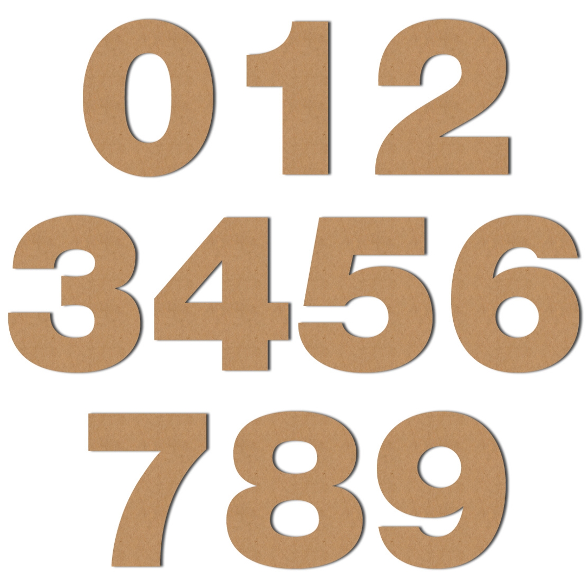Zahlen Pappbuchstaben 25 Cm Oder 50 Cm Druckundso De