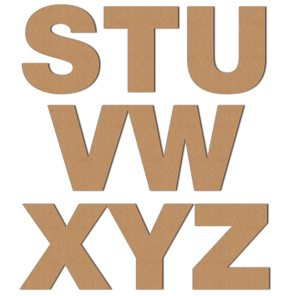 Großbuchstaben, Pappbuchstaben, 25 cm oder 50 cm :druckundso.de