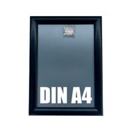 DIN A4 | Alu Klapprahmen schwarz, Wechselrahmen, 240 x 325 mm