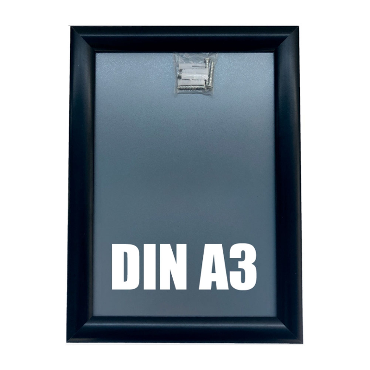 DIN A3 | Alu Klapprahmen schwarz, Wechselrahmen, 325 x 450 mm