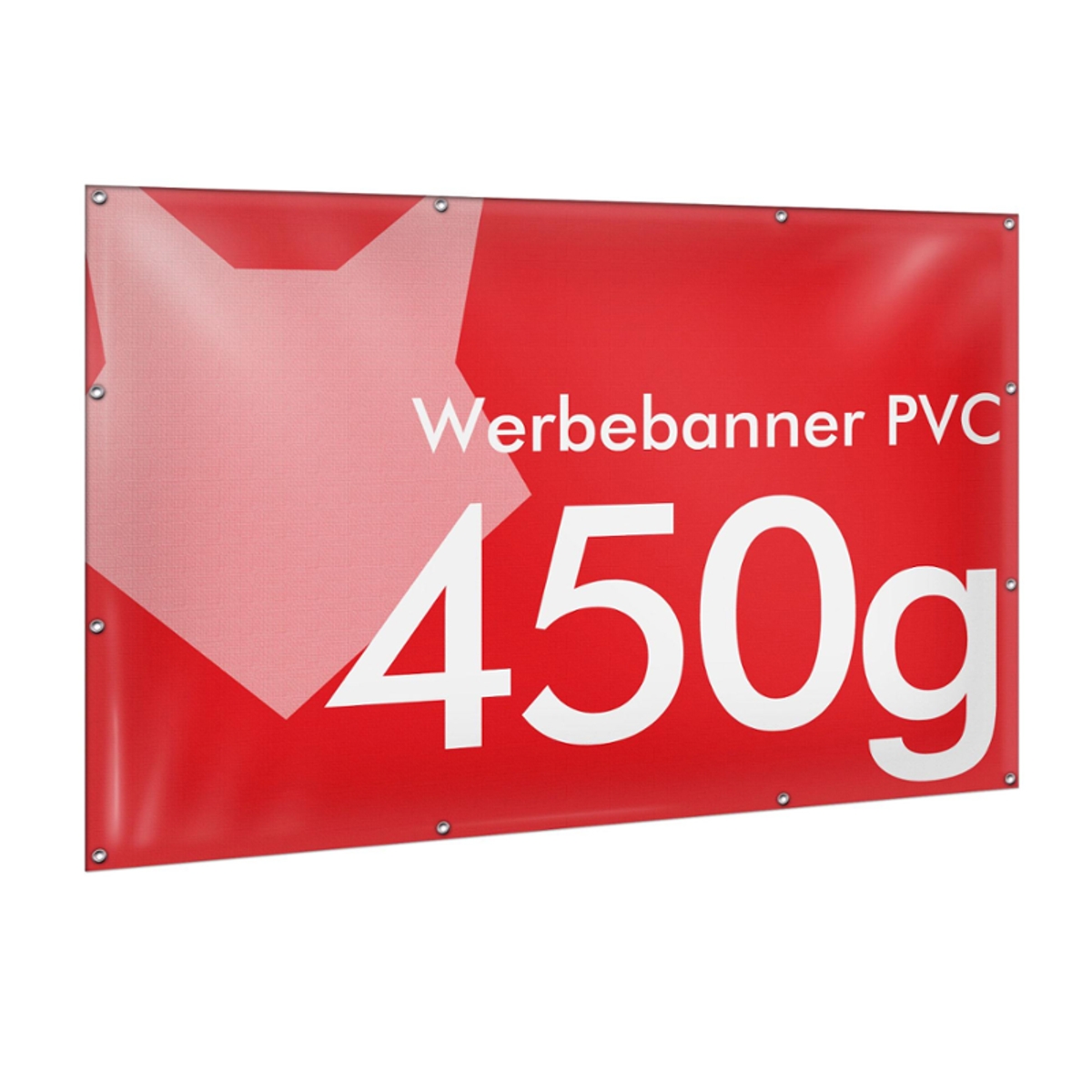 Werbebanner selbst gestalten, PVC Frontlit Standard