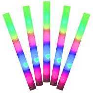 40 cm | LED Leuchtstab XXL aus Schaumstoff, Multicolor